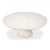 Wood Transitional Round Dining Table, Medium - White Oak With Faceted Pedestal Base For Sale - Image 7 of 11