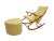 Wood Set of Mid-Century Bentwood Rocking Chair by Ton, 1950s For Sale - Image 7 of 7