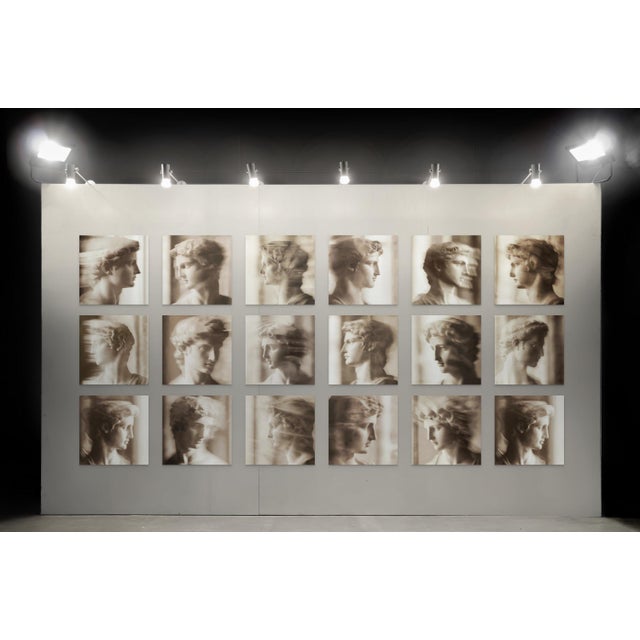 Set of 18 - Original Photograph Prints 'Blurred Antique Profiles' after old Monochrome Mezzotints. Dimensions: Print size...