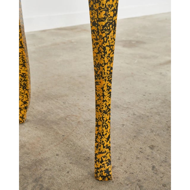 Queen Anne Style Console or Desk Speckled by Ira Yeager For Sale - Image 11 of 13