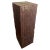 Solid Iron Wood Pedestal With Wood Texture For Sale - Image 4 of 11