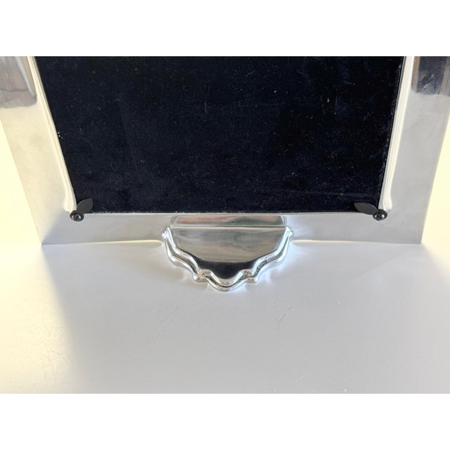 Beatriz Ball Faux Cane Pewter Picture Frame For Sale - Image 9 of 9
