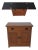 Stickley Cherry Mission Inlaid Fold Top Bar Cabinet For Sale
