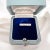 Vintage eternity wedding ring in 18 carat (750 thousandths) white gold circa 1990. It is decorated with 21 brilliant-cut...