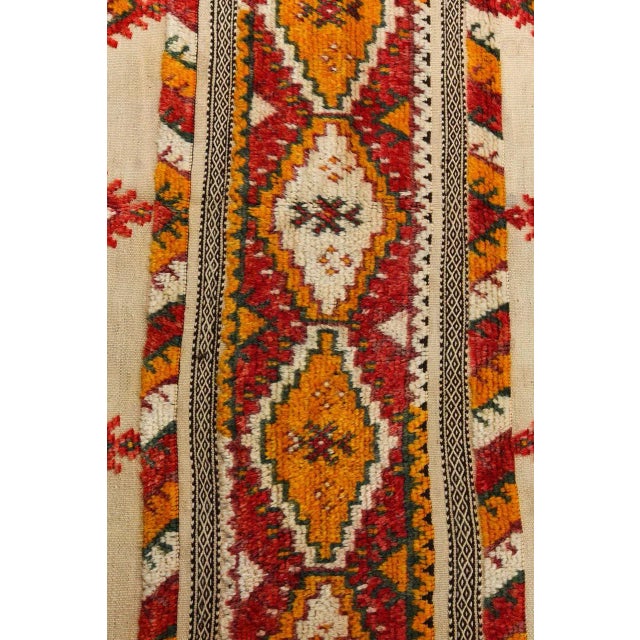 Mid 20th Century 1960s Moroccan Vintage Authentic Rug For Sale - Image 5 of 10