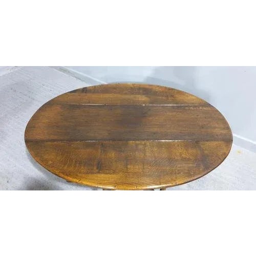 Oval Oak Coffee Table For Sale - Image 4 of 10
