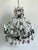 Vintage Regency Cut Crystal Chandelier For Sale - Image 4 of 6