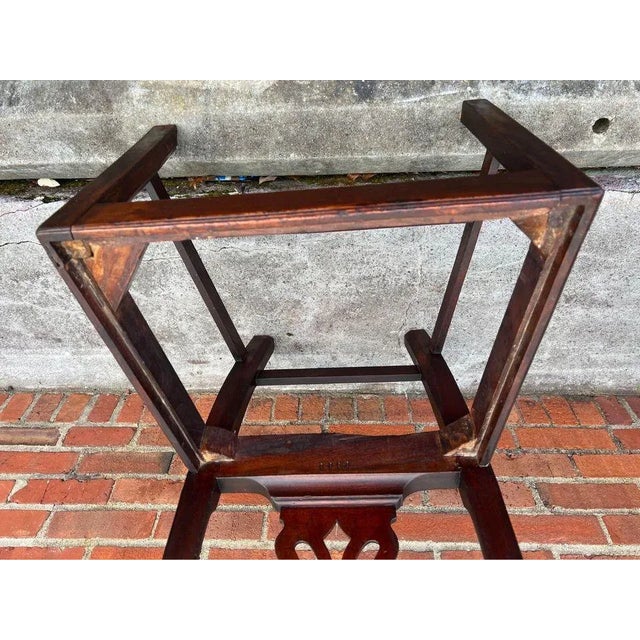 18th Century Pair of English Antique Chippendale Style Mahogany Side Chairs For Sale - Image 12 of 13