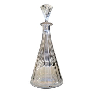 Vintage Art Deco Crystal Carafe from Baccarat, 1920s For Sale