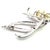 White 1990s Mikimoto Estate Akoya Pearl Brooch 6.40-5.30 mm Silver For Sale - Image 8 of 8
