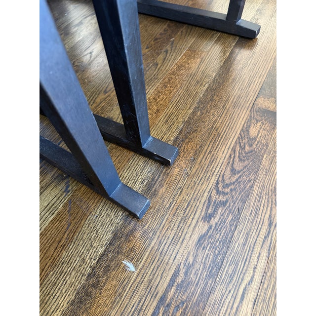 Ebony Custom Camerich Dining Room Chairs [4] For Sale - Image 8 of 14