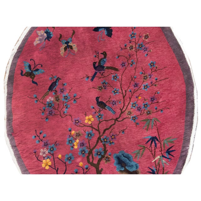 Early 20th Century Chinese Art Deco Rug For Sale In Chicago - Image 6 of 15