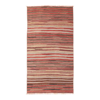 Vintage Striped Kilim Rug - 2`11″ X 5`7″ Ft. For Sale