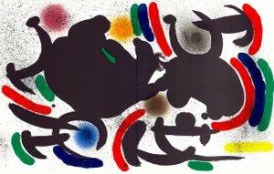 Joan Miró "Litógrafia Vii" Original 1972 Lithograph