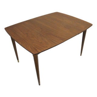 Mid 20th Century Expanding Walnut Dining Table by the Jefferson Wood Working Co. For Sale
