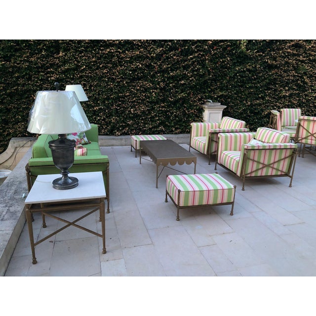 Contemporary E. F. Chapman Urn Table Lamps in Sheffield Nickel by Visual Comfort, Set of 2 For Sale - Image 3 of 4
