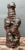 Mid-Century Modern Vintage Sculptural Textured Ceramic Vase For Sale - Image 3 of 12