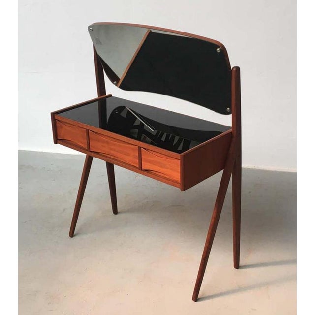 Teak Dressing Table by Arne Vodder for Oelholm Moebelfabrik, 1960s For Sale - Image 3 of 10