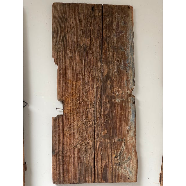 Early 19th Century 1800 Austrian Antique Beehive Boards Folk Art For Sale - Image 5 of 8