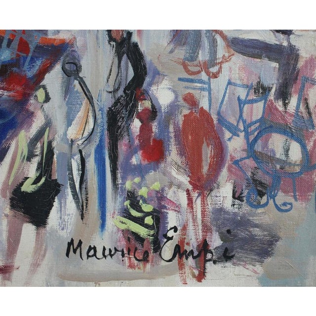 Maurice Empi, Saint Tropez, 1970s, Oil Painting on Canvas, Framed For Sale - Image 17 of 18