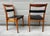 1960s Dux Yngve Ekström Remus Teak Leather Dining Side Captains Chairs Danish Lot 6 For Sale - Image 5 of 16