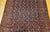 Early 20th Century Vintage Baluch Tribal Area Rug in Allover Geometric Pattern in Navy Blue, Brown, Dark Red For Sale - Image 5 of 18