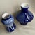 Mid-Century Blue Ceramic Vases from Kravsko, Former Czechoslovakia, 1970s, Set of 2 For Sale - Image 4 of 10