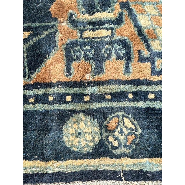 Antique Chinese Rug, 1890s For Sale - Image 16 of 18