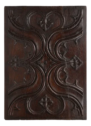 16th Century Hand-Crafted Gothic Panel in Oak, Belgium