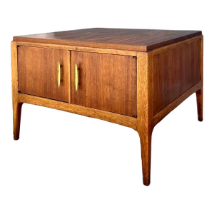 Mid-Century Modern Side Table With Storage | by Alta Vista Lane Furniture