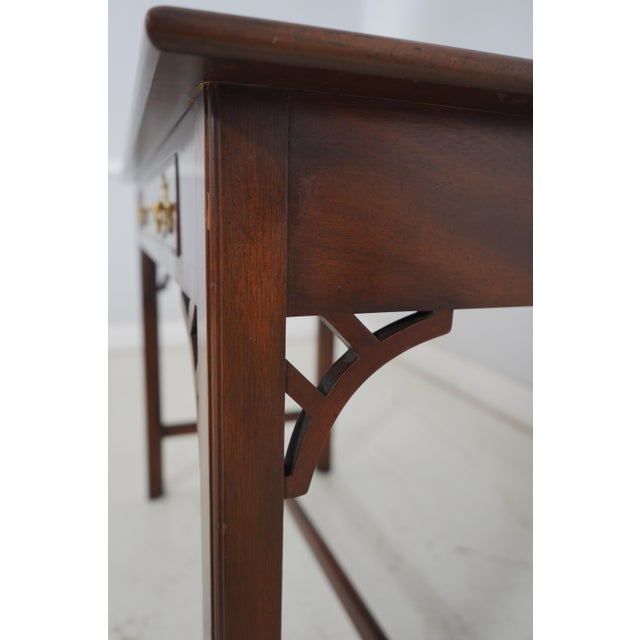 Kittinger Wa-1004 Colonial Williamsburg Mahogany Desk For Sale - Image 10 of 12