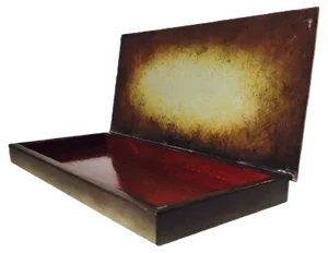 Swedish Art Deco Bronze Enamel Pencil or Game Box from Ystad Brons, 1940s