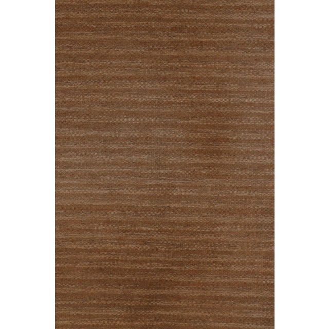 1960s Vintage Swedish Rollakan Rug in Camel and Ivory Folk Motifs - Rug & Kilim For Sale - Image 5 of 10