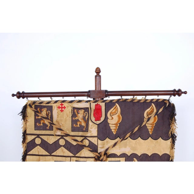 Wooden Banner Stands, Set of 2 For Sale - Image 10 of 12