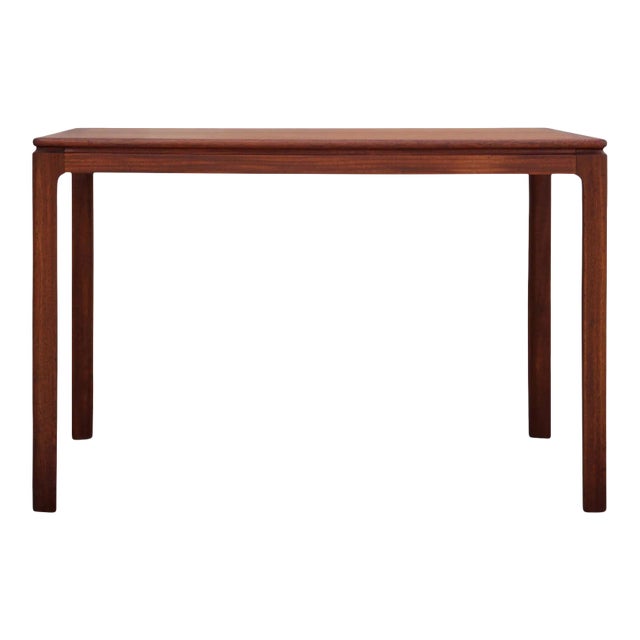Danish Mid-Century Modern Teak Rectangular Side Table For Sale
