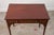 Late 19th Century Victorian Single Drawer Side Table/Desk With Wooden Knobs on Casters For Sale - Image 10 of 14