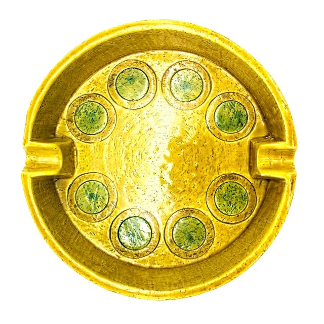 Mid 20th Century Italian Glazed Ceramic Ashtray For Sale - Image 9 of 11