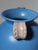 Art Deco Double Handled Blue Vase by Gabriel Burmeister for Gabriel Keramik, Sweden, 1930s For Sale - Image 4 of 8