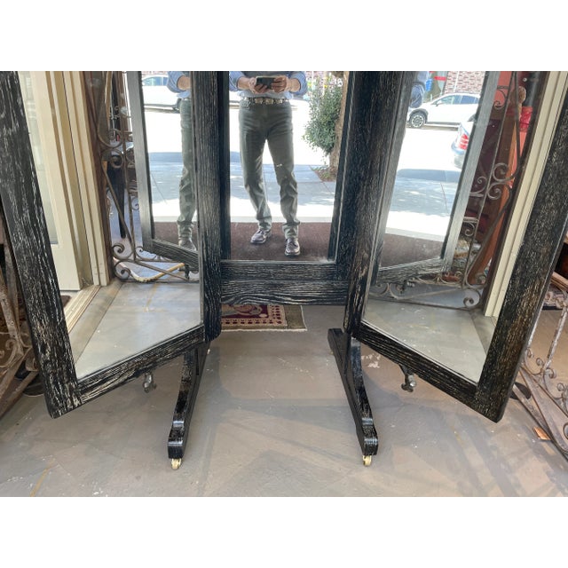 Late 19th Century Late 19th C. Tailor's Dressing Mirror For Sale - Image 5 of 12