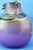 20th Century Studio Glass Vase with Silver Metal Snail by Samuel J Herman for Val Saint Lambert, 1970s For Sale - Image 12 of 18