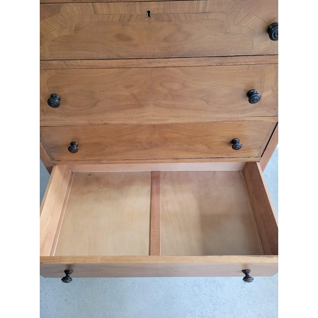 English Queen Anne Chest of 5 Drawers, 1890s For Sale - Image 10 of 13