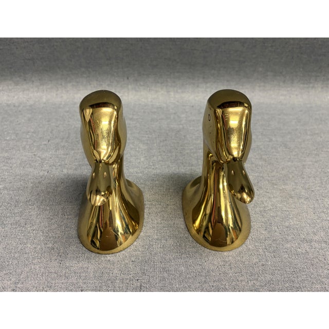Brass Duck Bookends From Virginia Metalcrafters - A Pair For Sale In Raleigh - Image 6 of 11