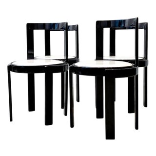 Vintage Italian Side Chair by Gianfranco Frattini, 1970s For Sale