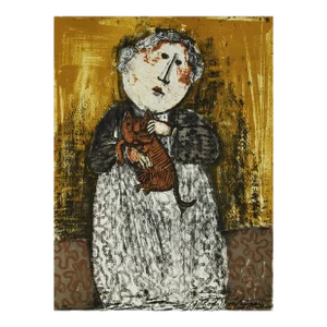 1973 Graciela Boulanger Original Lithograph Untitled 4