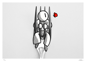 Melkio (Luca Melchionda), Fork, Silkscreen