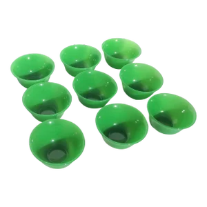 Peking Glass Tea Bowls -Set of 9