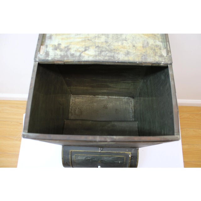 Mid-Century Modern Hand Painted Coffee Tin For Sale - Image 3 of 7