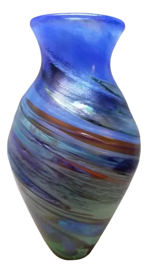 Glass Vase by Ada Loumani, France