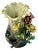 French French Barbotine Majolica Floral Vase For Sale - Image 3 of 10