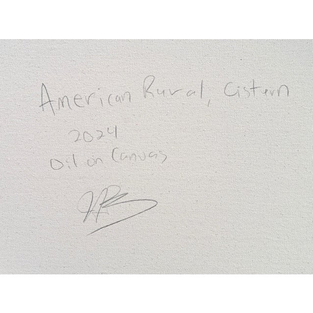 Jacob Spacek “American Rural, Cistern” Contemporary Colorful Pastoral Landscape Painting, 2024 For Sale - Image 4 of 12